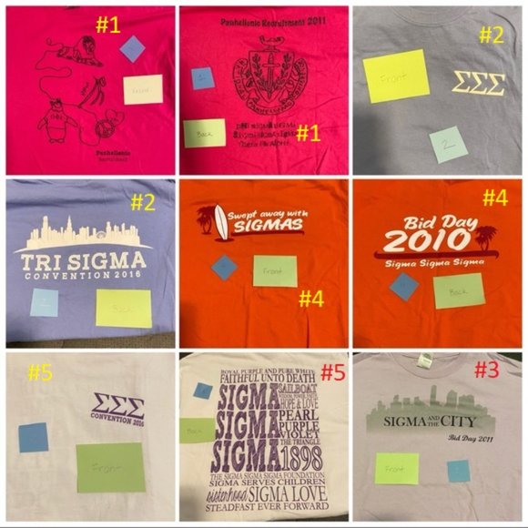 Pick 3! ΣΣΣ - Sigma Sigma Sigma - Tri Sigma shirts - Picture 2 of 6